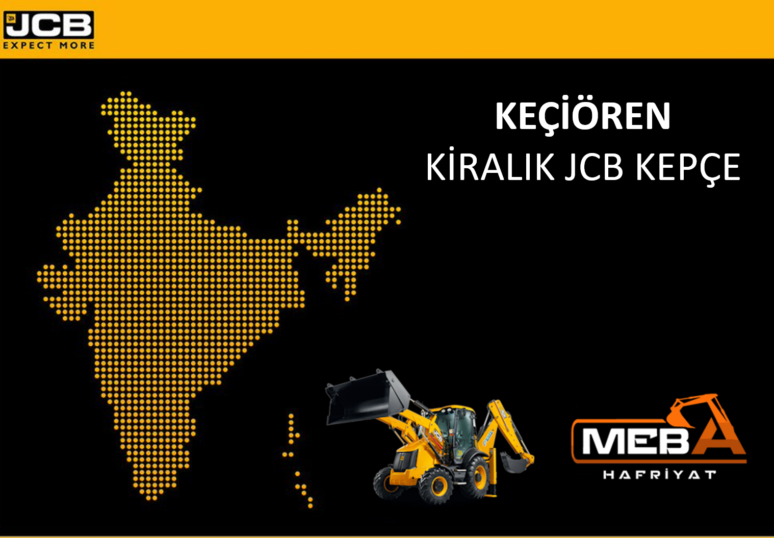 Keçiören Kiralık JCB Kepçe